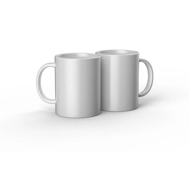 2 cricut™ 425 ml/15 oz. Keramiktassen für Tassenpresse weiß