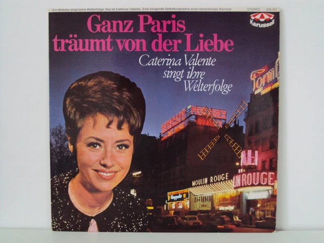 CATERINA VALENTE - Ganz Paris Träumt Von Der Liebe 12" Lp (L6676) EUR