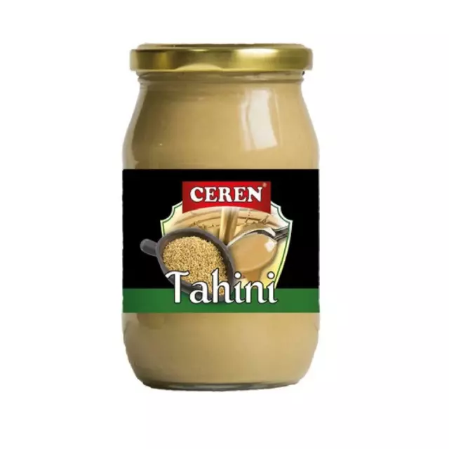 SALSA DI SESAMO CEREN TAHINI VASETTO DA 300g SALSA TURCA HALAL CREMA DI SESAMO