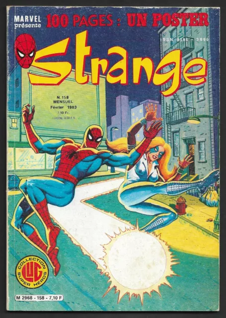 STRANGE Mensuel n° 158 - 5 Février 1983 - BD Marvel (le poster est manquant) TBE