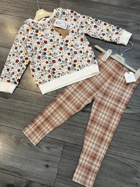 Pacchetto outfit maglione e leggings ragazze Next età 3-4 anni / miffy / NUOVO CON ETICHETTE