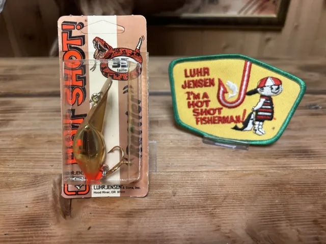 (6) Vintage Luhr-Jensen Hot Shot 35 Crankbait Fishing Lures Lot of 6