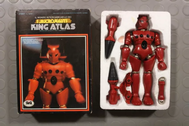 I Micronauti King Atlas Mego Vintage 1977 71007 (I) In Scatola Originale