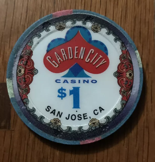 Garden City Casino, San Jose, CA - $1 chip