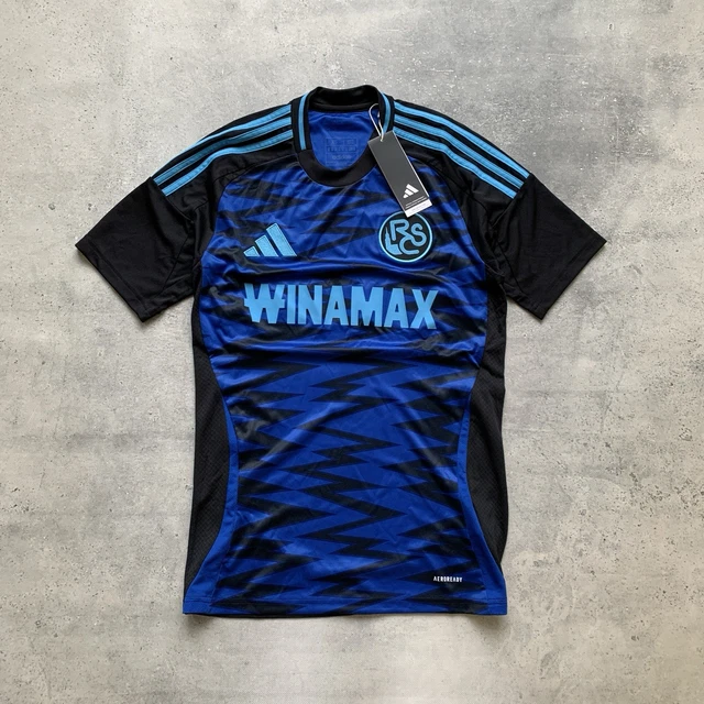 Maillot Football Vintage Strasbourg AWAY 2005-2006 – Matchworn – N°18 JOHANSEN
