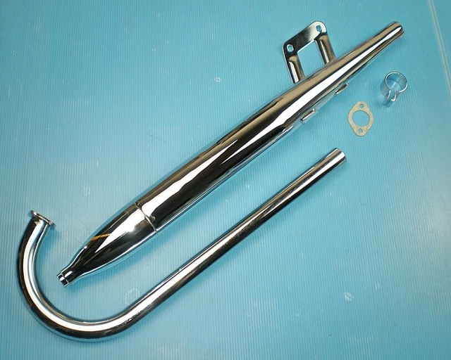 Combinette Typ 423 428 429 Auspuff komplett 4 teilig passend für Zündapp Top NEU