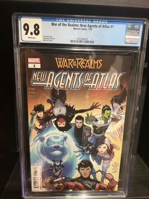 War of the Realms New Agents of Atlas 1 CGC 9.8