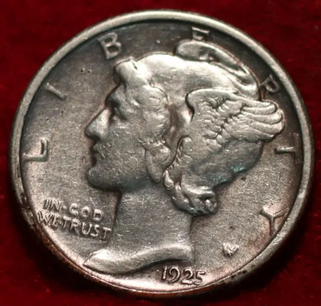 1925 Philadelphia Mint Silver Mercury Dime