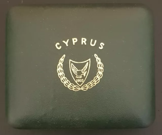 1963 Cyprus Proof Coin Set In Royal Mint Case In Original Packaging 3