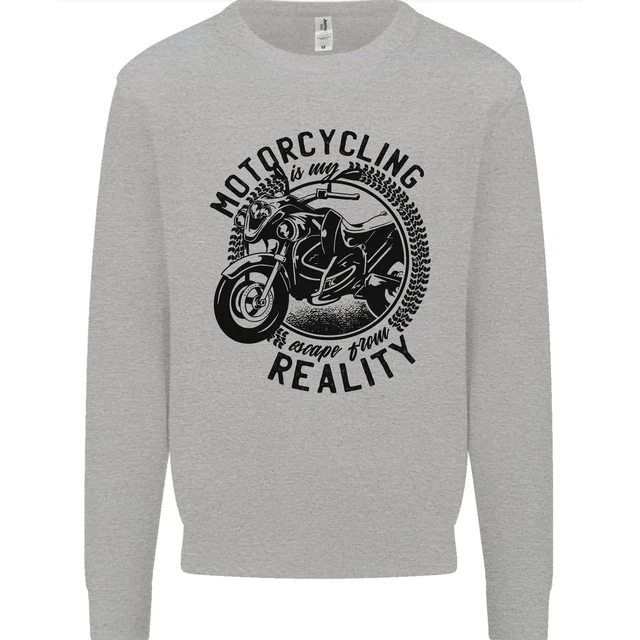 Motorcycling Motorbike Motorcycle Biker Mens Sweatshirt Jumper