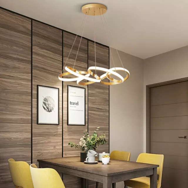 Modern Nordic Ring Chandelier Pendant Light Ceiling Lamp Fixture Home Decor 78W