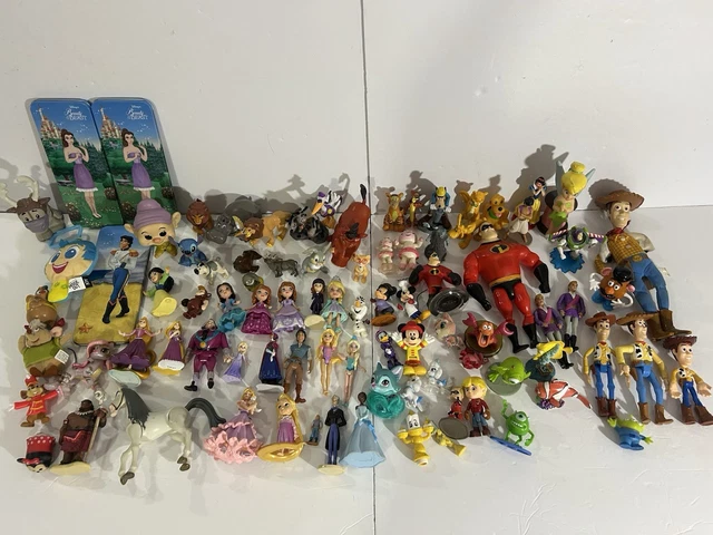 HUGE LOT OF 87 ALL Disney Action Figures - Nice Mixed Lot $109.85 ...