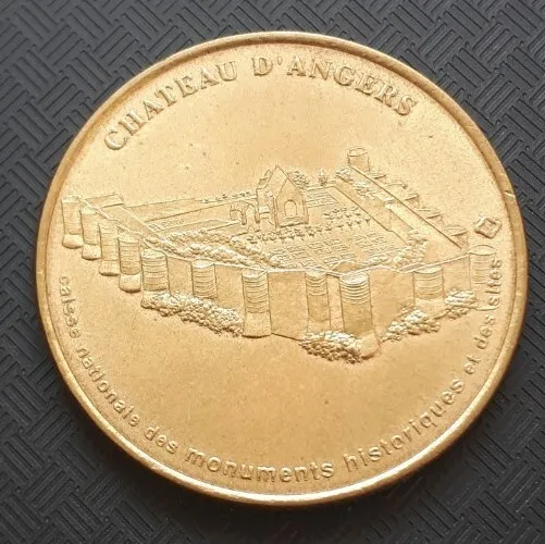 Monnaie de Paris - Château d'Angers  1999 Angers Jeton Mdp Médaille Touristique