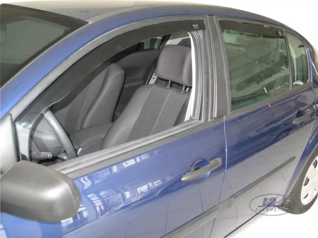 TO FIT RENAULT MEGANE mk2 Saloon 2002-2008  wind deflectors 4pc TINTED HEKO