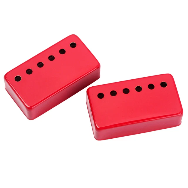 2 piezas Cubierta Metal Pastilla Piezas Pastilla Para Guitarras Bajo Pastilla Latón