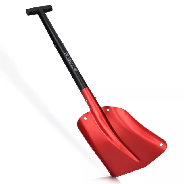 Pala da neve regolabile in alluminio 80cm Vanga da giardino campeggio con borsa