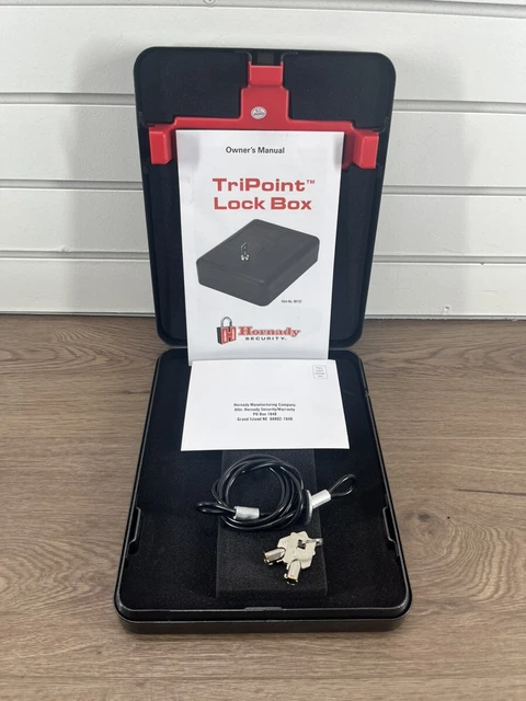 HORNADY TRIPOINT LOCK Box For Guns & Valuables (Wcp023187) £42.52 ...