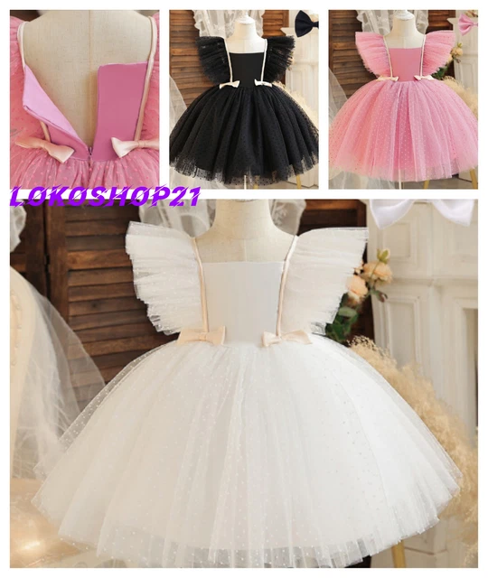 Baby Girl Dress Fluffy Tutu Dress Princess Sleeveless Birthday 9-24 Months