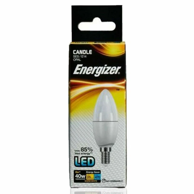 Energizer High Teak LED Birne 470LM OPAL E14 Warmweiß Box