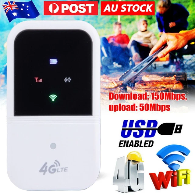 4G LTE Portable Mobile Broadband Wireless Router Hotspot SIM Unlocked WiFi Modem