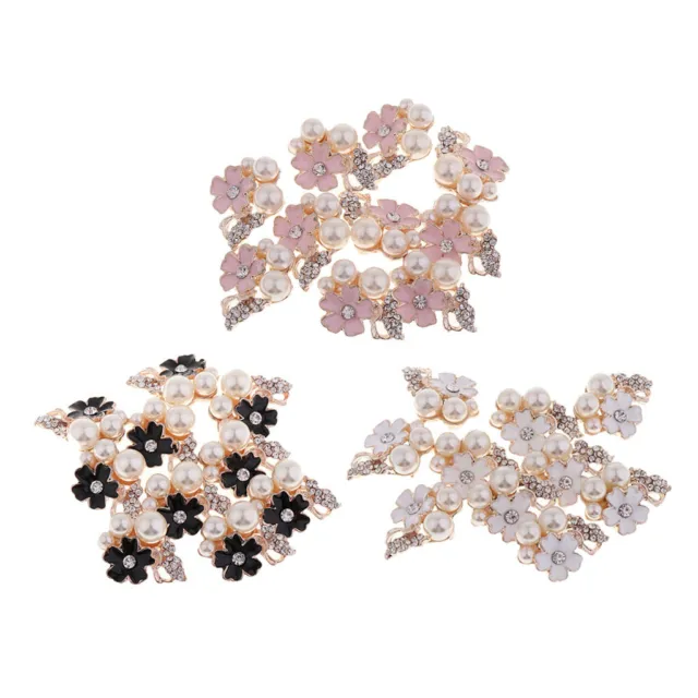 10 Stücke Kristall Perle Blume Flatback Schmucksteine Verzierung Für