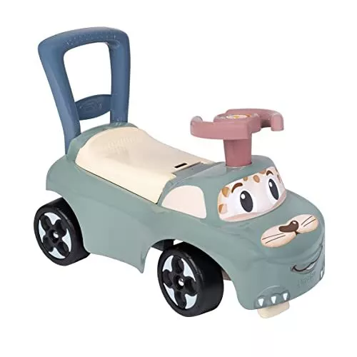 Smoby - Little Smoby - Porteur Auto - Fonction Trotteur - Volant Directionnel -