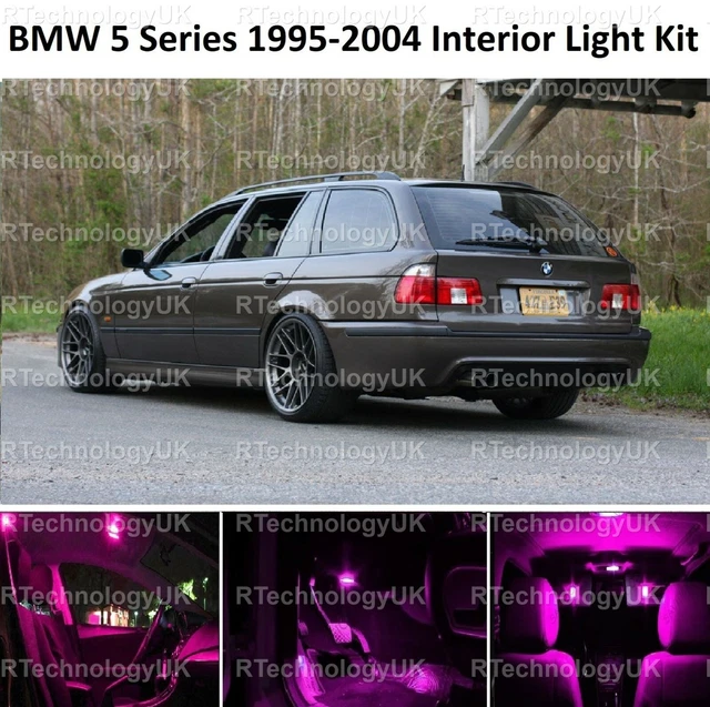 Pink LED Interior Light Kit For BMW E46 3 Series Saloon & Coupe – Error-Free Canbus Upgrade By RTechnologyUK