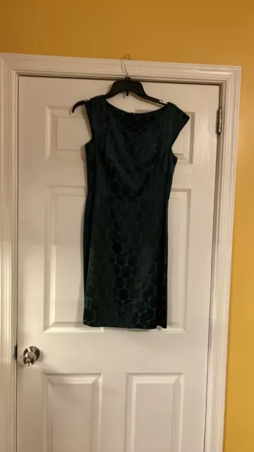 Banana Republic Green Sheath Dress Size 4