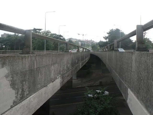 Photo 6x4 Bournemouth: town centre by-pass These two bridges carry Wessex c2007