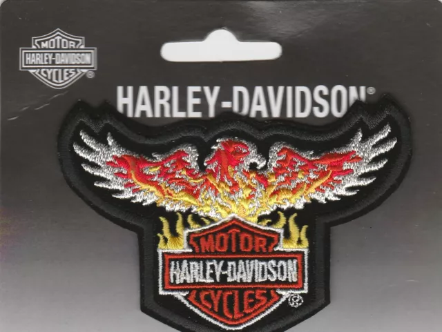 Harley Davidson Aufnäher/Patch Modell Flaming Eagle B&S