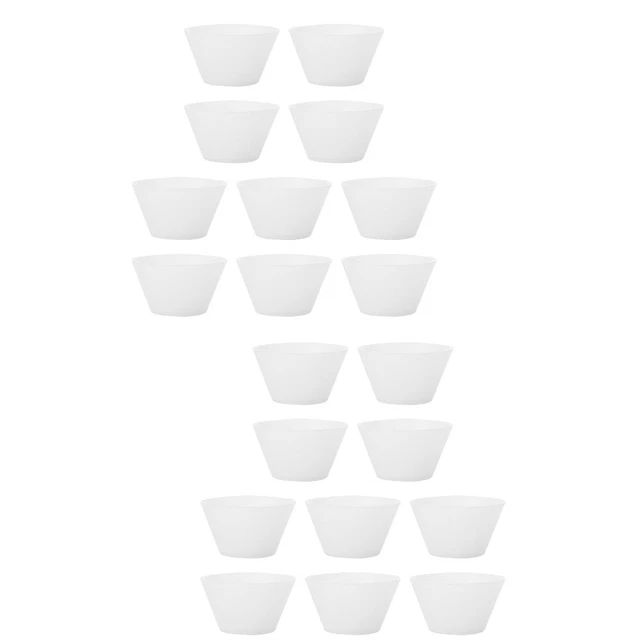 20 pz tazze in resina riutilizzabile tazza da miscelazione silicone tazza da versamento resina