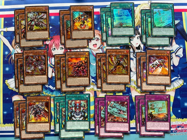 RESCUE-ACE DECK 36 | Hydrant Turbulence Fire Impulse Alert! HQ AMDE YuGiOh 💥