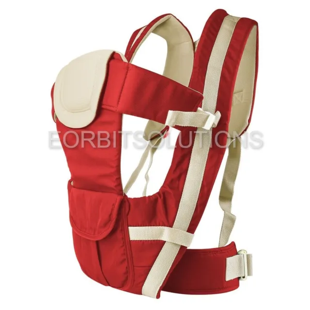 4-in-1 Newborn Infant Baby Carrier Breathable Ergonomic Adjustable Backpack