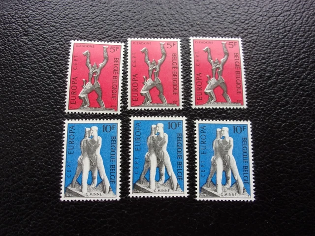 BELGIQUE - timbre yvert/tellier n° 1707 1708 x3 n** MNH (CYN42)