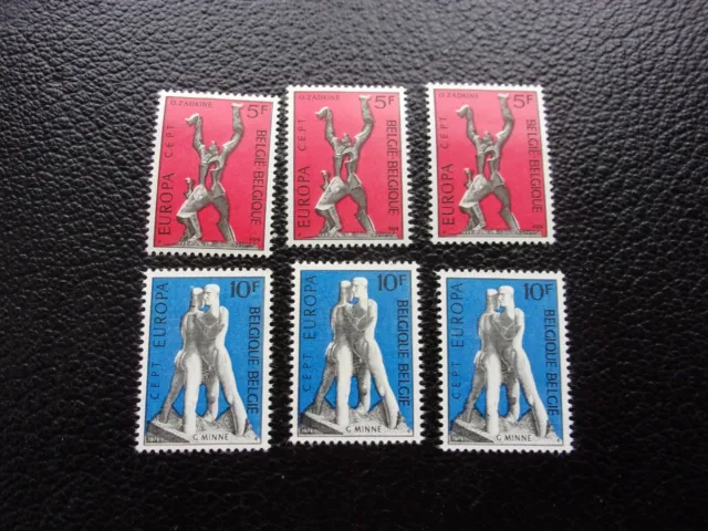 Belgien - Briefmarke Yvert / Tellier N° 1707 1708 x3 N MNH (CYN42)