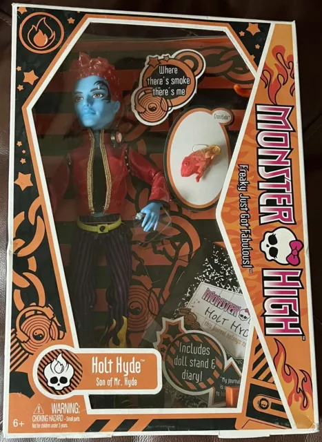 Mattel Monster High Holt Hyde Doll First Wave. Free Shipping!
