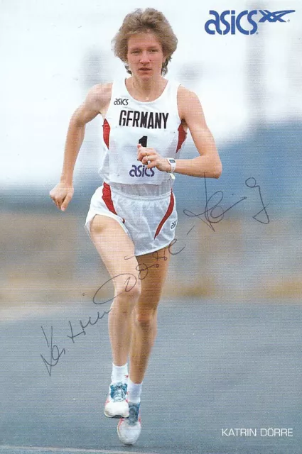 Katrin DÖRRE - DDR/Deutschland, Bronze Olympia 1988 Leichtathletik, Original!