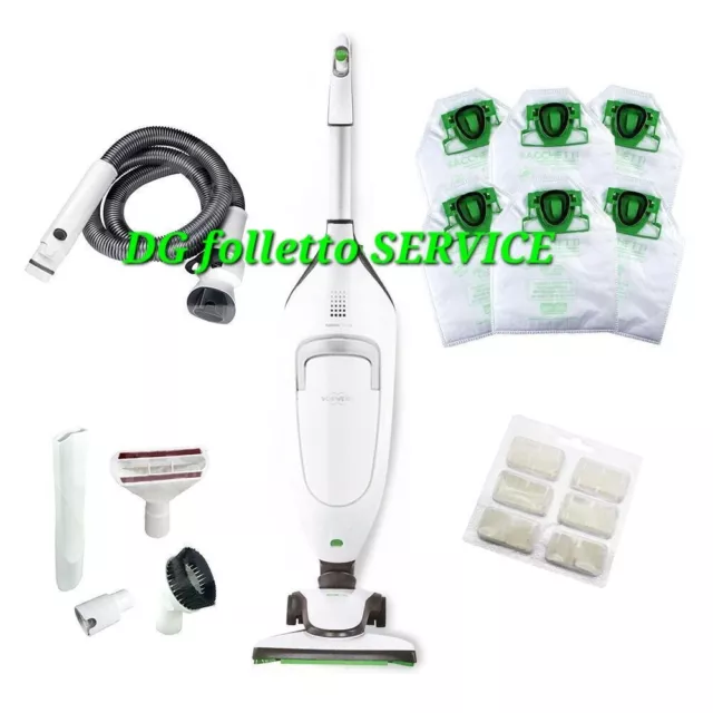 Vorwerk Folletto Vk 220S - Ultimo Modello Con Garanzia E Sacchetti  + Tubo E Kit