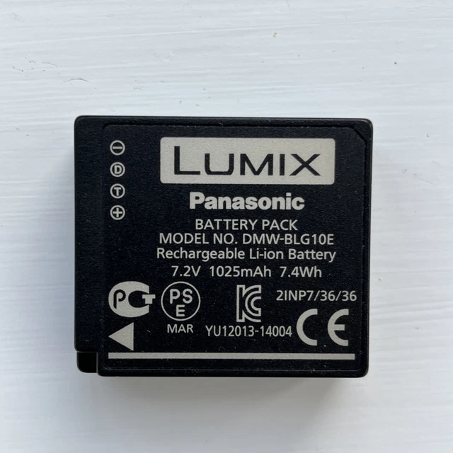 Blumax Vervangbatterij Voor Panasonic DMW-BLG10e - 1025mAh 7,2V 7,4Wh - Past Op Lumix DC-TZ91, DMC-TZ101, TZ81, GF6, GX7, GX80, LX100, G110 - Ook Voor BLG10 En BLE9