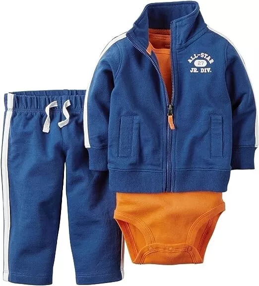 Carters Baby Boys 3 Piece Cardigan Set - Size: 18 Months