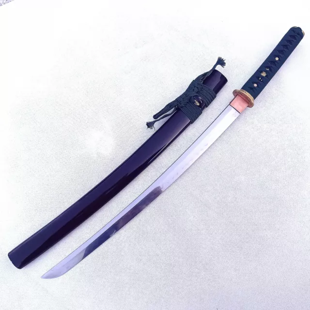 Japanese Sword Samurai Katana Sharp T10 Clay Tempered Steel Blade Full Tang Nice