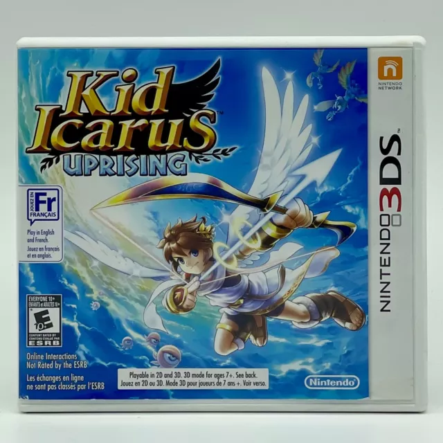 Kid Icarus: Uprising (Nintendo 3DS, 2012) Game, Case, Manual