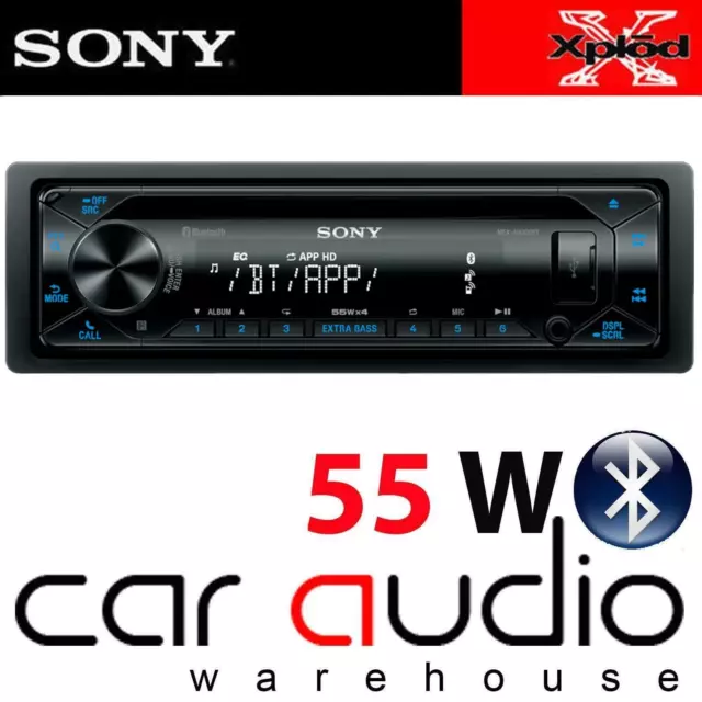 SONY MEX-N4300BT 55x4 Watts Car Stereo CD MP3 Radio USB AUX iPhone Player REFURB