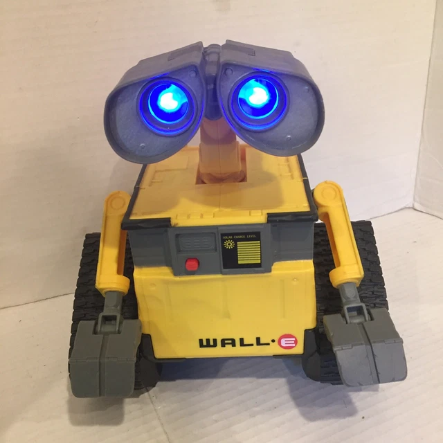 MATTEL DISNEY PIXAR WallE Hello WallE Remote Control Robot Toy 9.5in