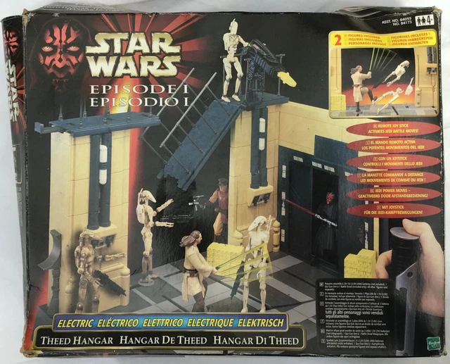 Star Wars Episodio 1 Playset Elettronico Theed Hangar Con Figure Esclusive 1999
