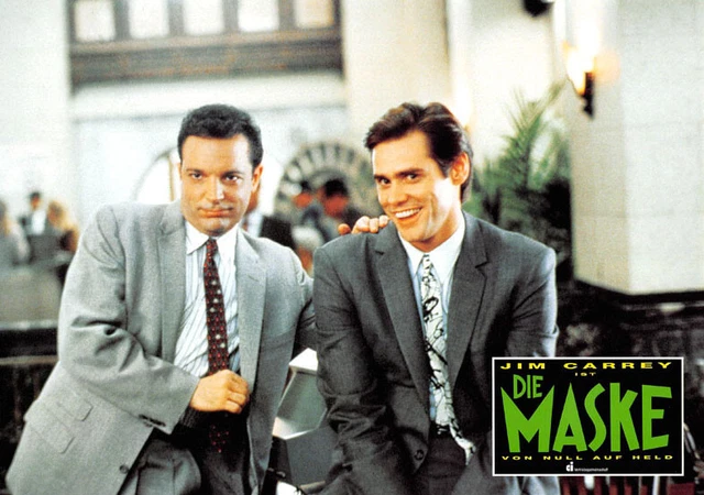Mask Riegert DIE MASKE ORIGINAL Aushangfoto Jim Carrey / Cameron Diaz / Peter ...