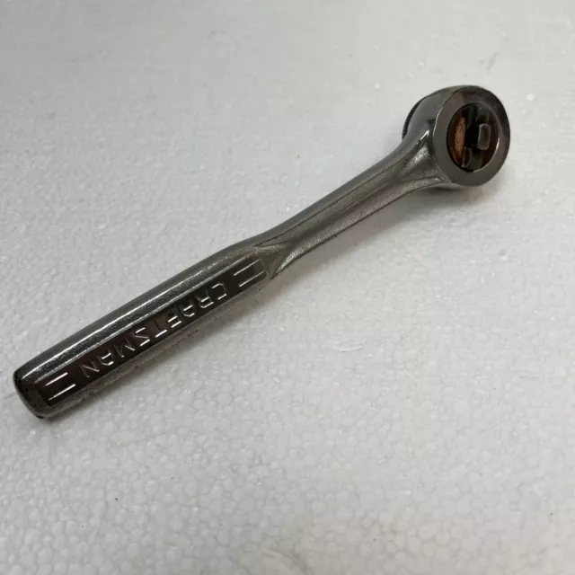 Vtg Craftsman V-43788 3/8" Drive Thumb Wheel Quick Release Ratchet Wrench