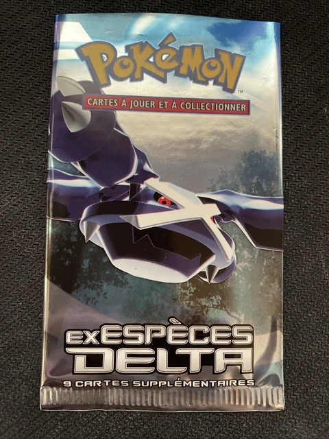 Carte Pokemon Booster Vide / Empty Ex Especes Delta Metalosse