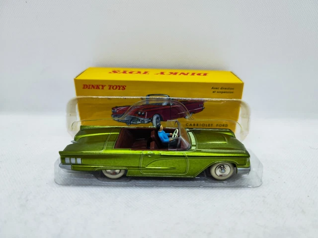 DINKY TOYS - CABRIOLET FORD THUNDERBIRD - Ref 555 + boite d'origine