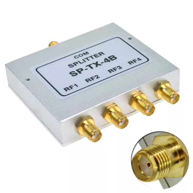 RF Coaxial Power Splitter Divider SMA Female Connector 1:4 4-way 1.5GHz-8GHz 50W